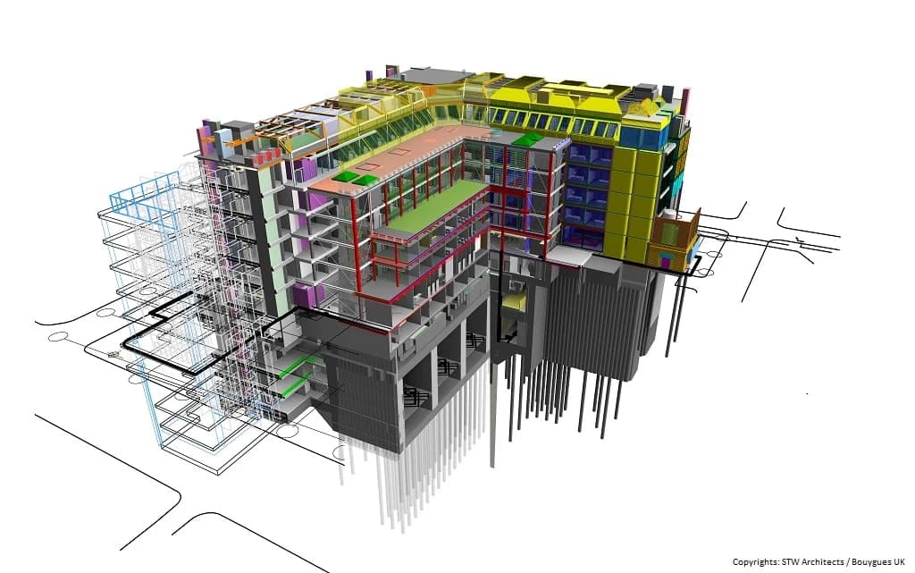 النمذجة وإدارة معلومات البناء (BIM)